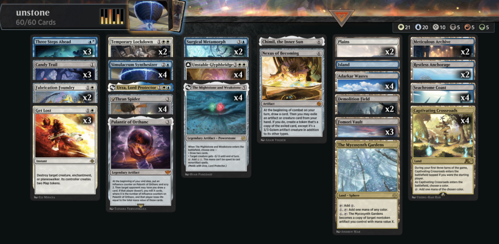 alchemy deck "unstone"